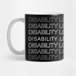 Disability Love ver. 5 white Mug